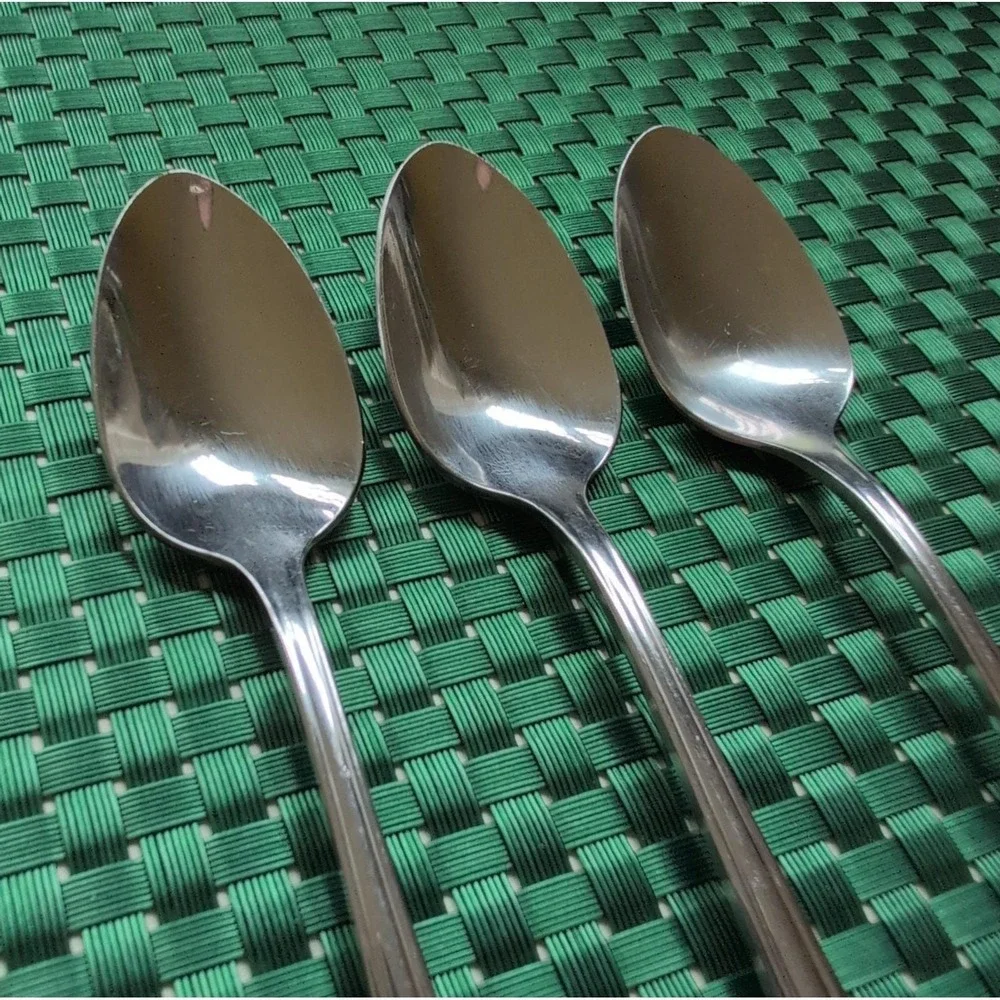 Oneida CLARETTE Teaspoons Set Lot of 3 Community Betty Crocker Stainless USA Vtg